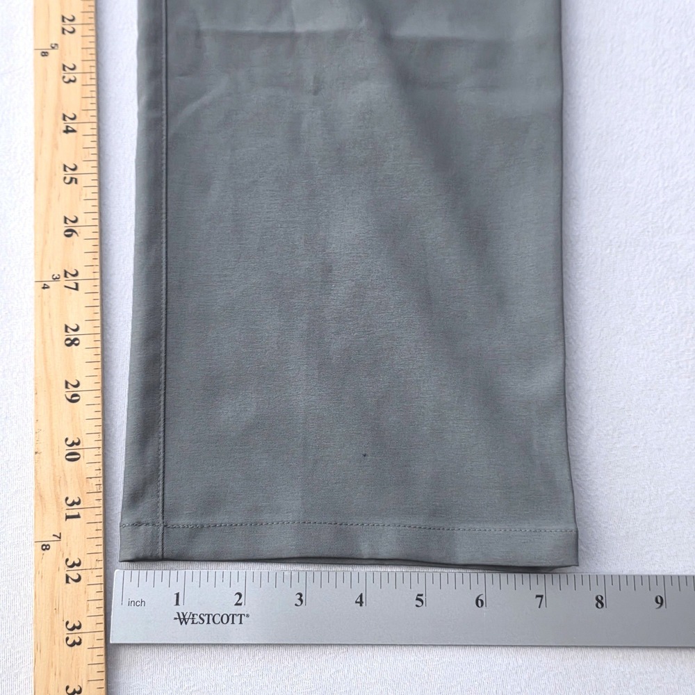 Travis Mathew Mens Green Grey Performance Golf Pants 5-Pocket Size 38X32 - Picture 10 of 10